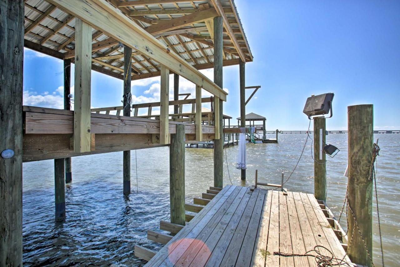 Modern Slidell Home With Private Fishing Dock! Exterior photo